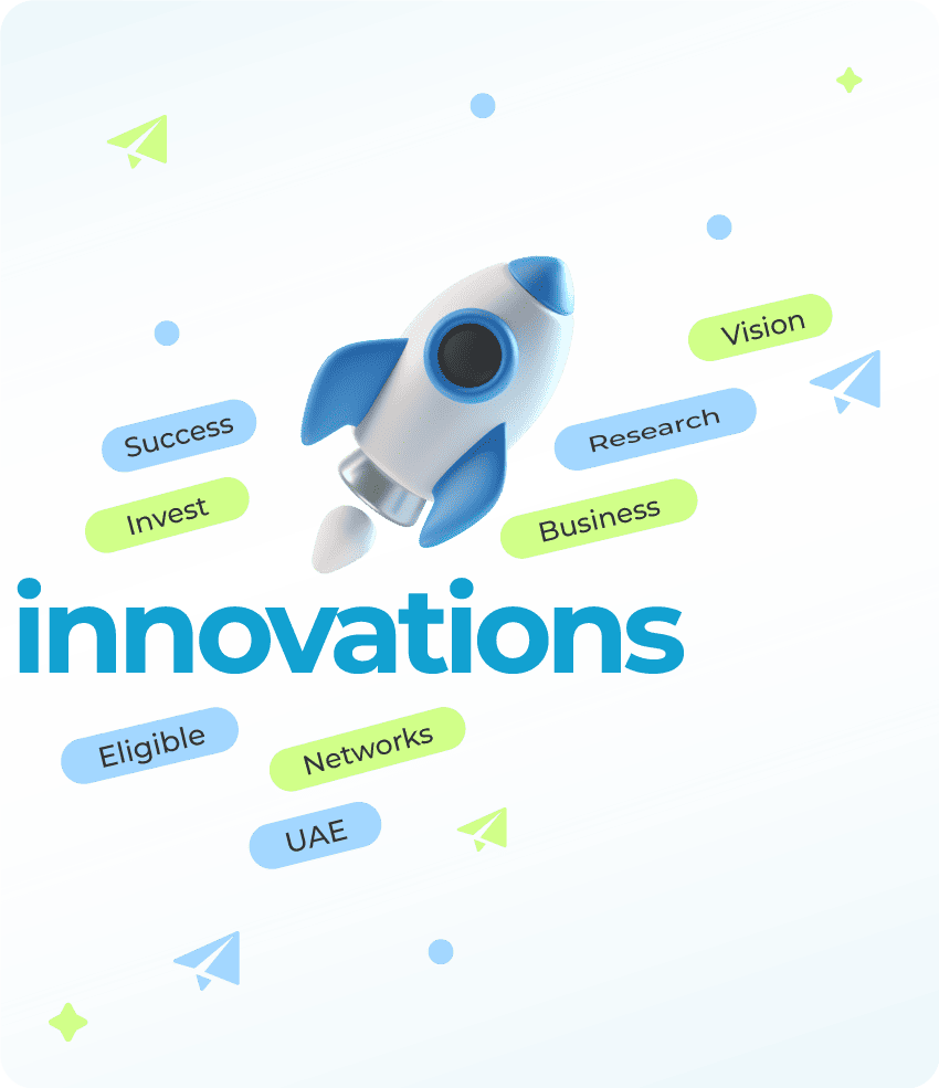 Dynamic startup roadmap highlighting innovation